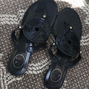Jack Rogers Jellies Black Size 10